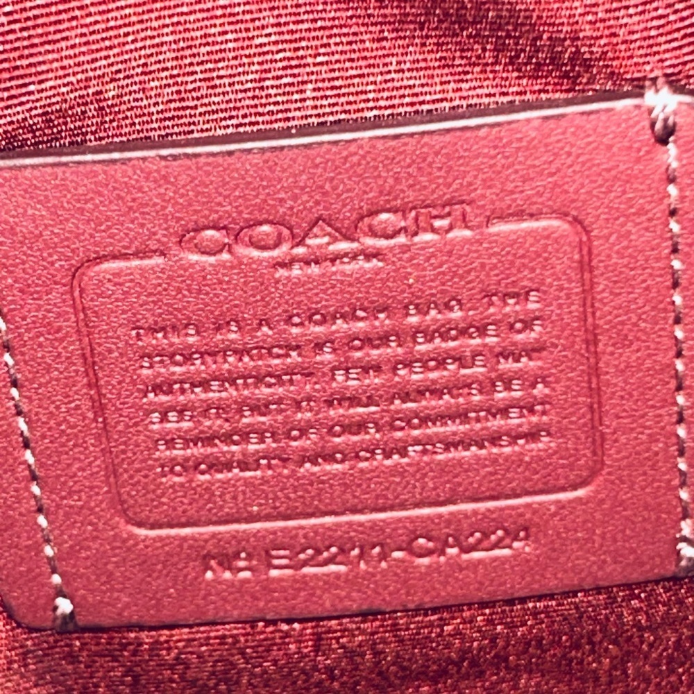 Coach Alice Satchel Bag in Watermelon (Style CA224) Like New authentic - Picture 6 of 17